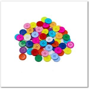 Buttons 1 Inch for Sewing 25mm Button Pack of 100