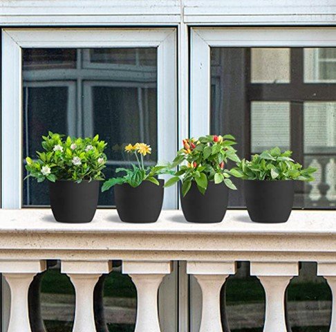 Self Watering Planters Plastic Plant Pot - Image 2