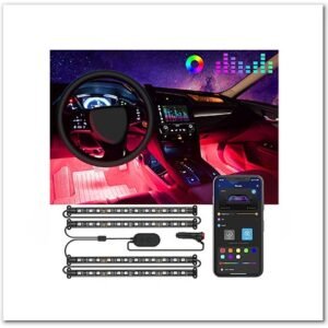LED Car Lights with App Control with DIY Mode