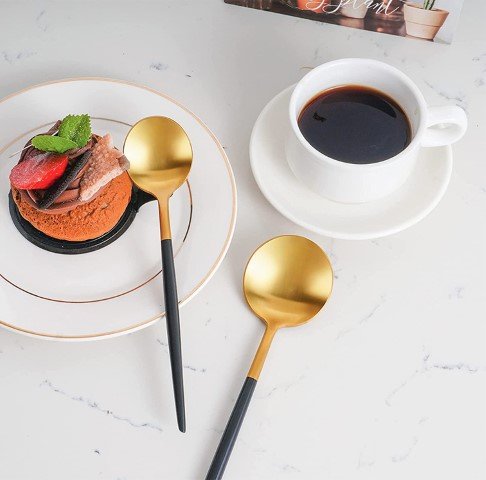 Super Cook Flatware Gold Silverware Set - Image 3