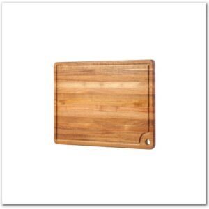 Large Acacia Wood Cutting Board for Kitchen