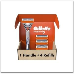 Gillette Fusion5 for Men 1 Razor 4 Blade Refills
