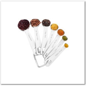 7 Piece Measuring Spoons Set, Heavy Duty