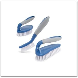 Scrub Brush Set of 3pcs – Cleaning Shower Scrubber